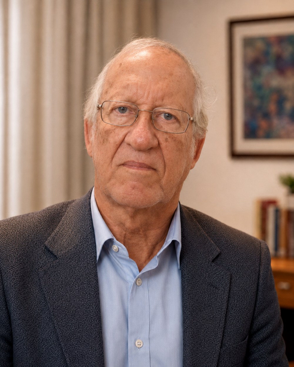 Retrato de Valdir Teixeira, psicoterapeuta